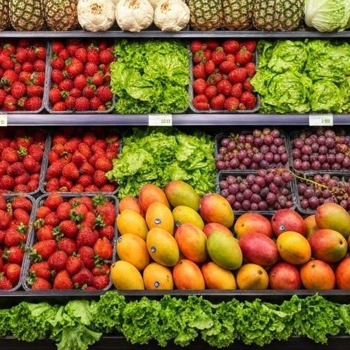 Fresh groceries and produce